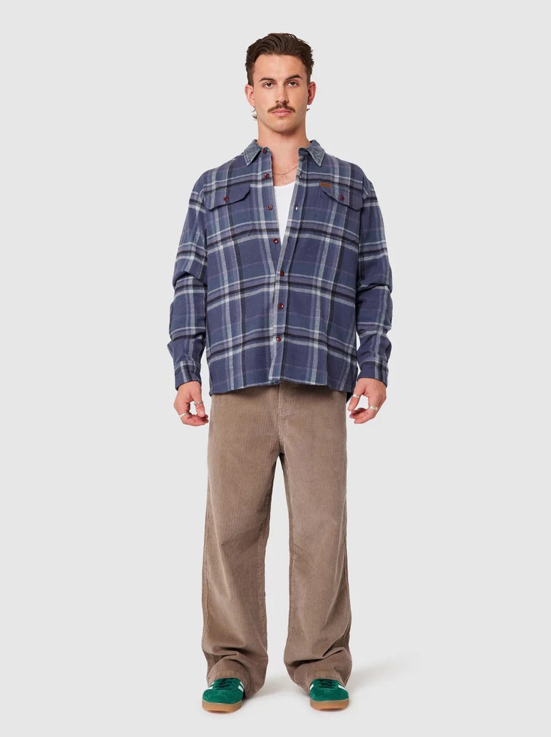 Rolla's - Trailer Check Shirt - Navy