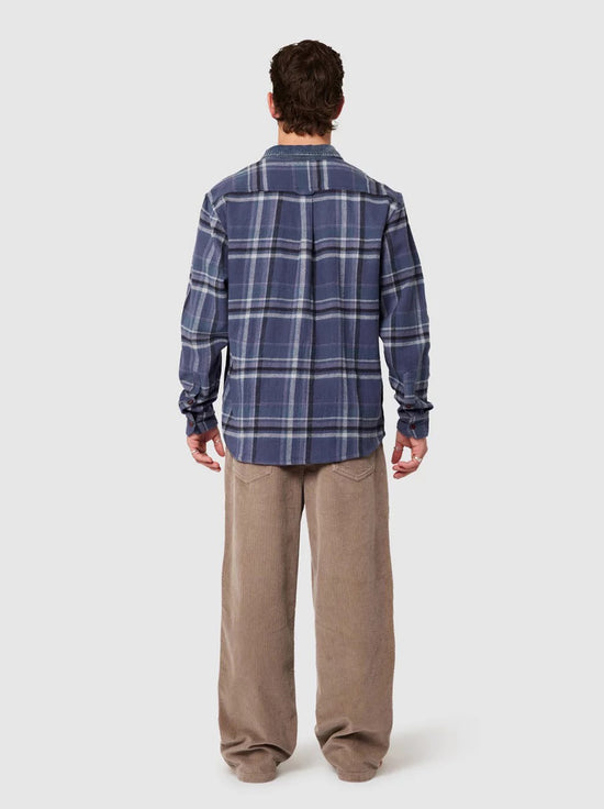 Rolla's - Trailer Check Shirt - Navy