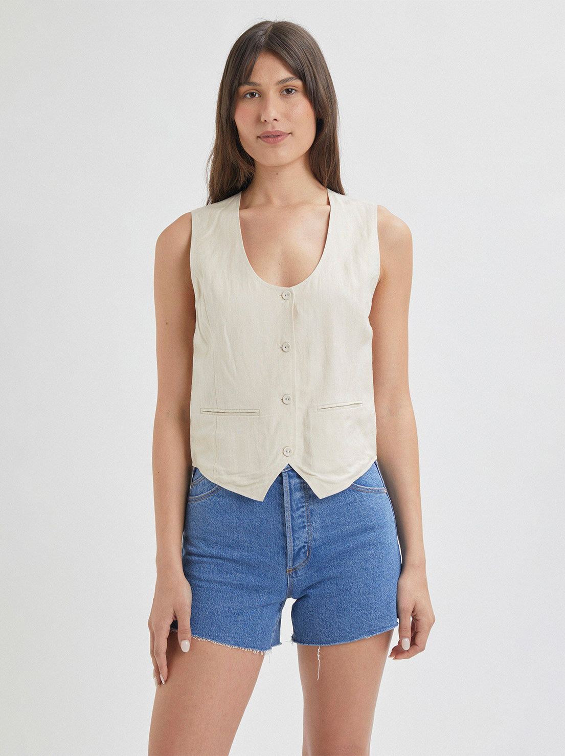 Rolla's - Soho Vest - Biscuit