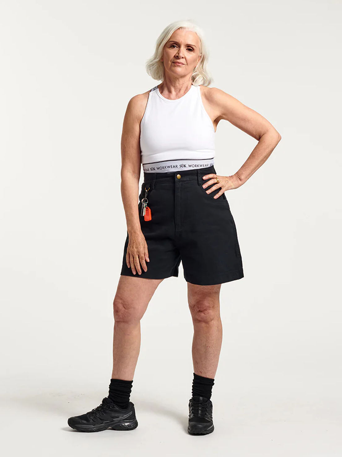 SUK Workwear - Utility Shorts - Black
