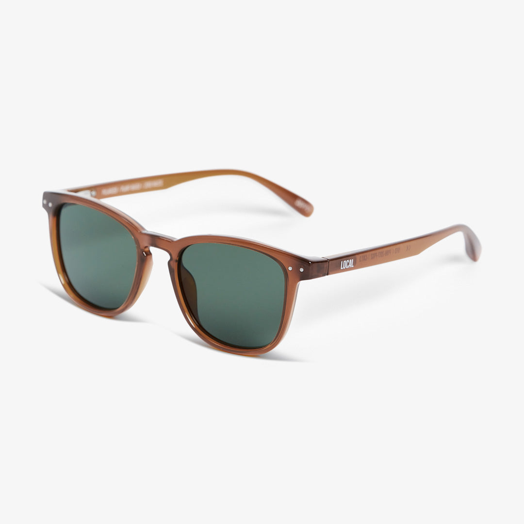 Local Supply - SYD - Caramel Frame w/ Green Lens