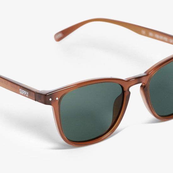 Local Supply - SYD - Caramel Frame w/ Green Lens