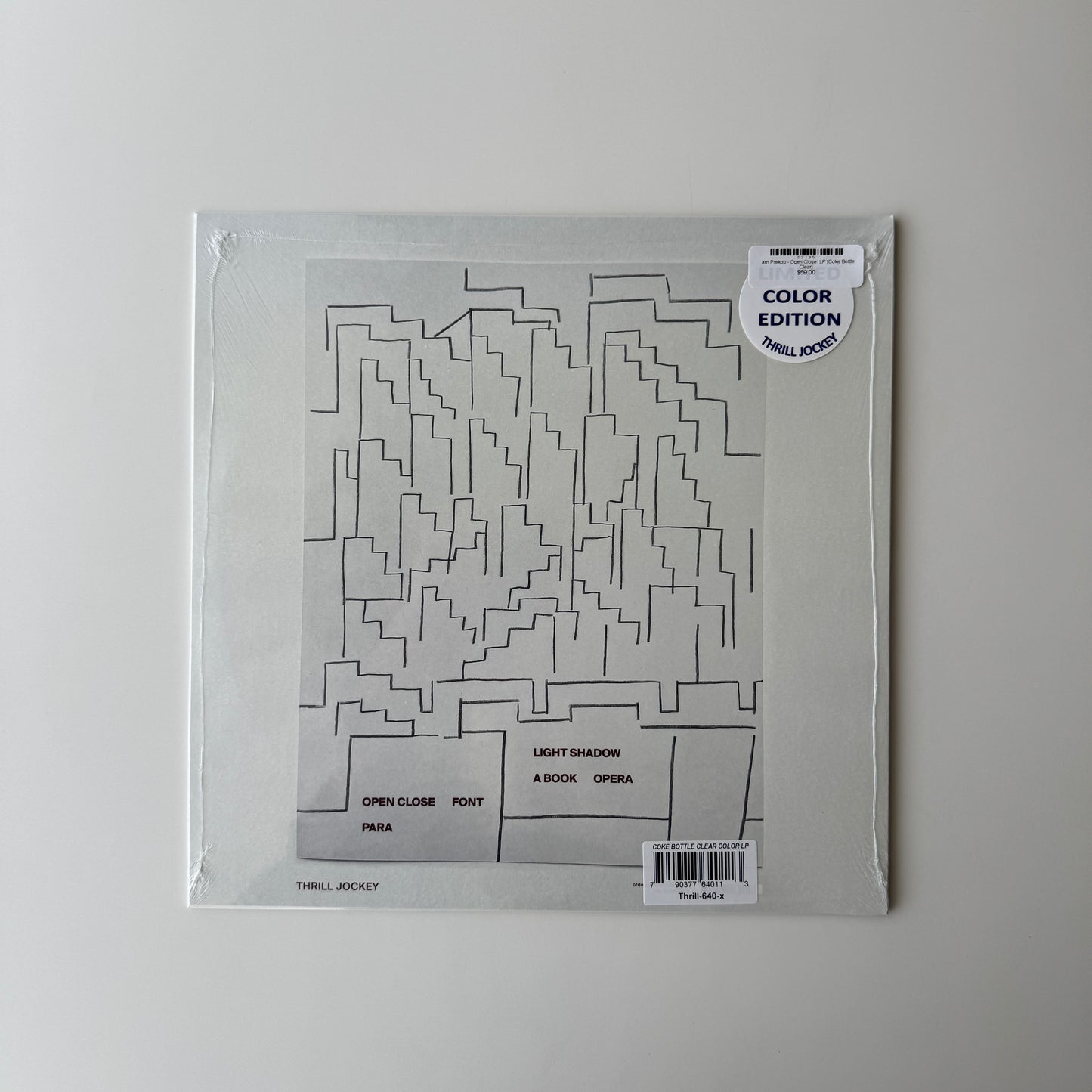 Sam Prekop - Open Close. LP [Coke Bottle Clear]