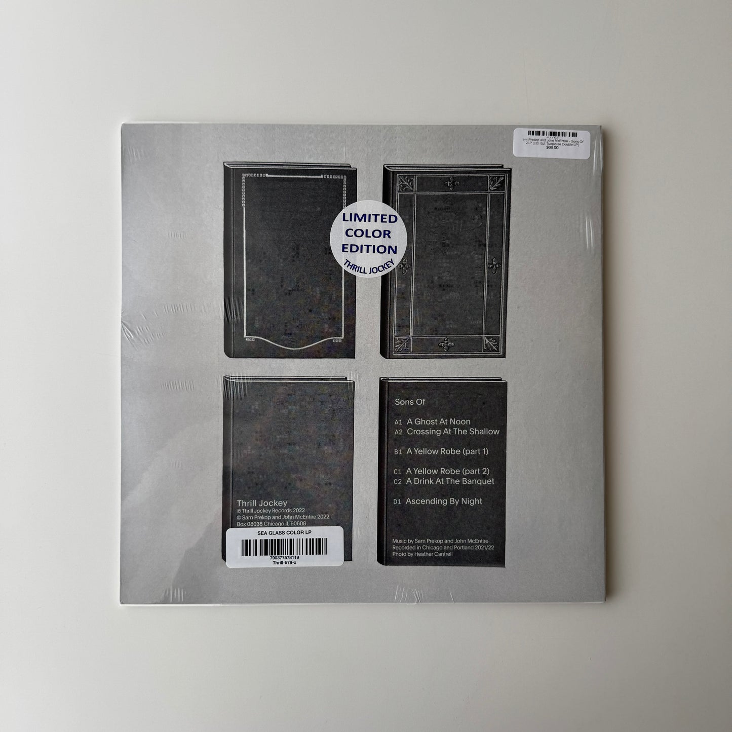 Sam Prekop and John McEntire - Sons Of. 2LP [Ltd. Ed. Turquoise Double LP]