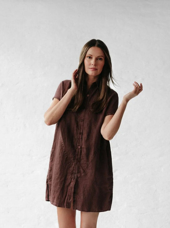 Seaside Tones - Jovi Dress - Brown