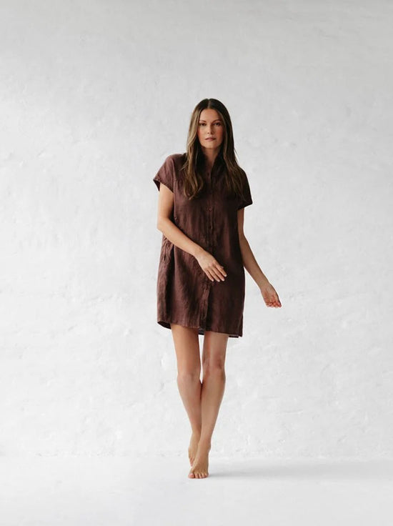 Seaside Tones - Jovi Dress - Brown