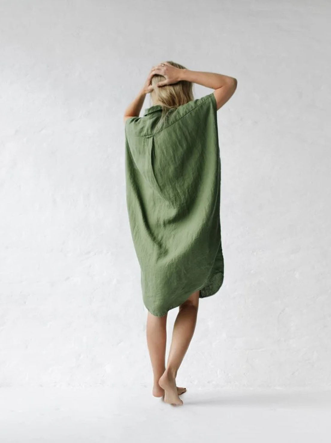 Seaside Tones - Rei Dress - Olive