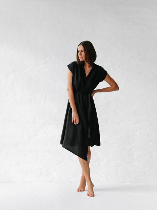 Seaside Tones - Ayu Dress - Black