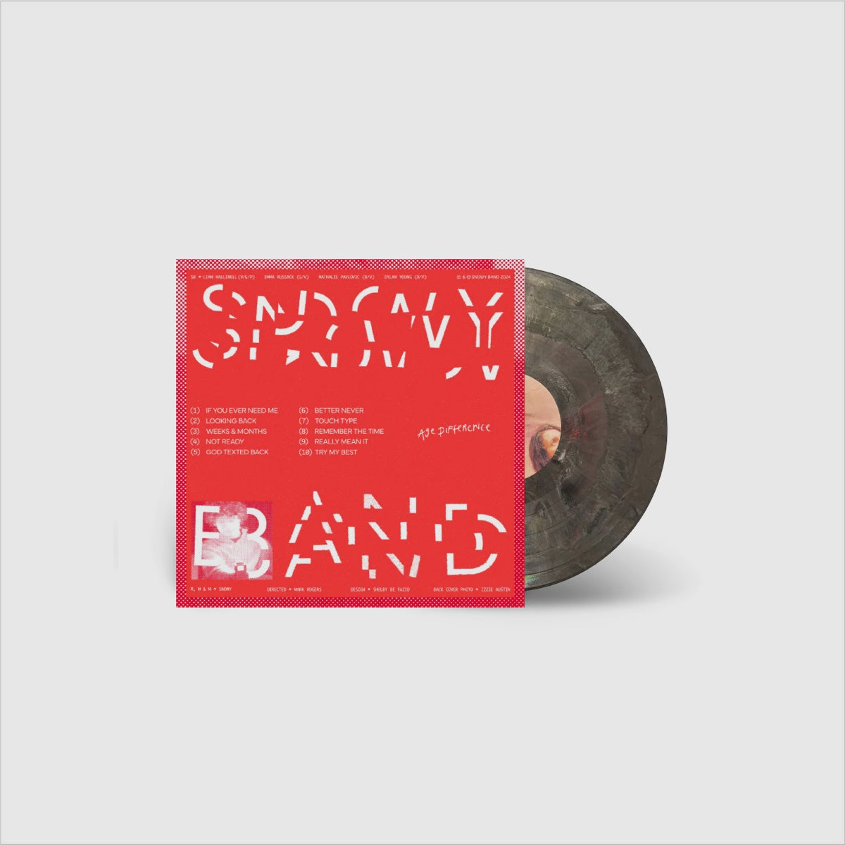 Snowy Band - Age Difference. LP [Regrind Silver Vinyl]