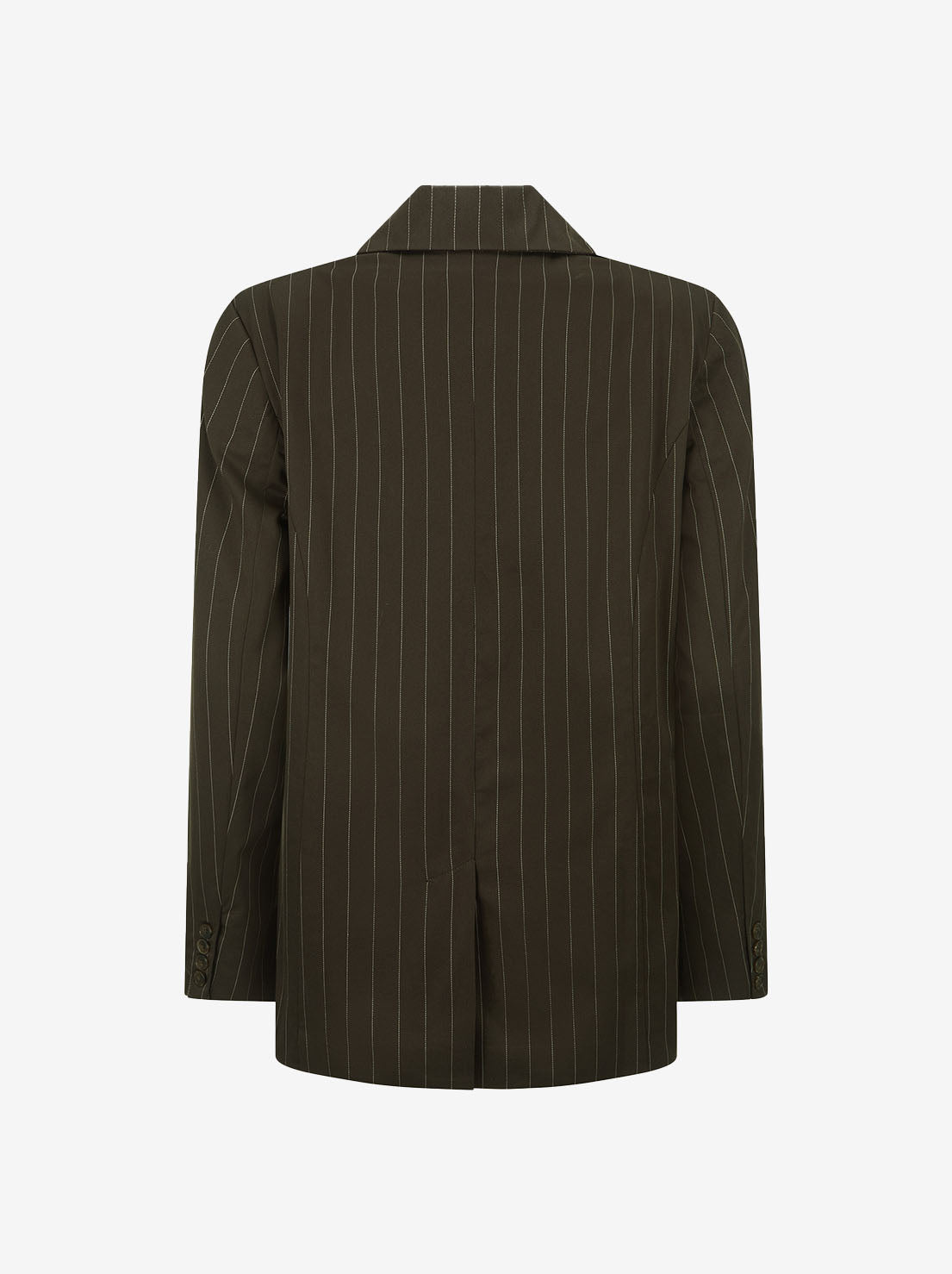 Spell - 1998 Striped Blazer - Espresso Brown