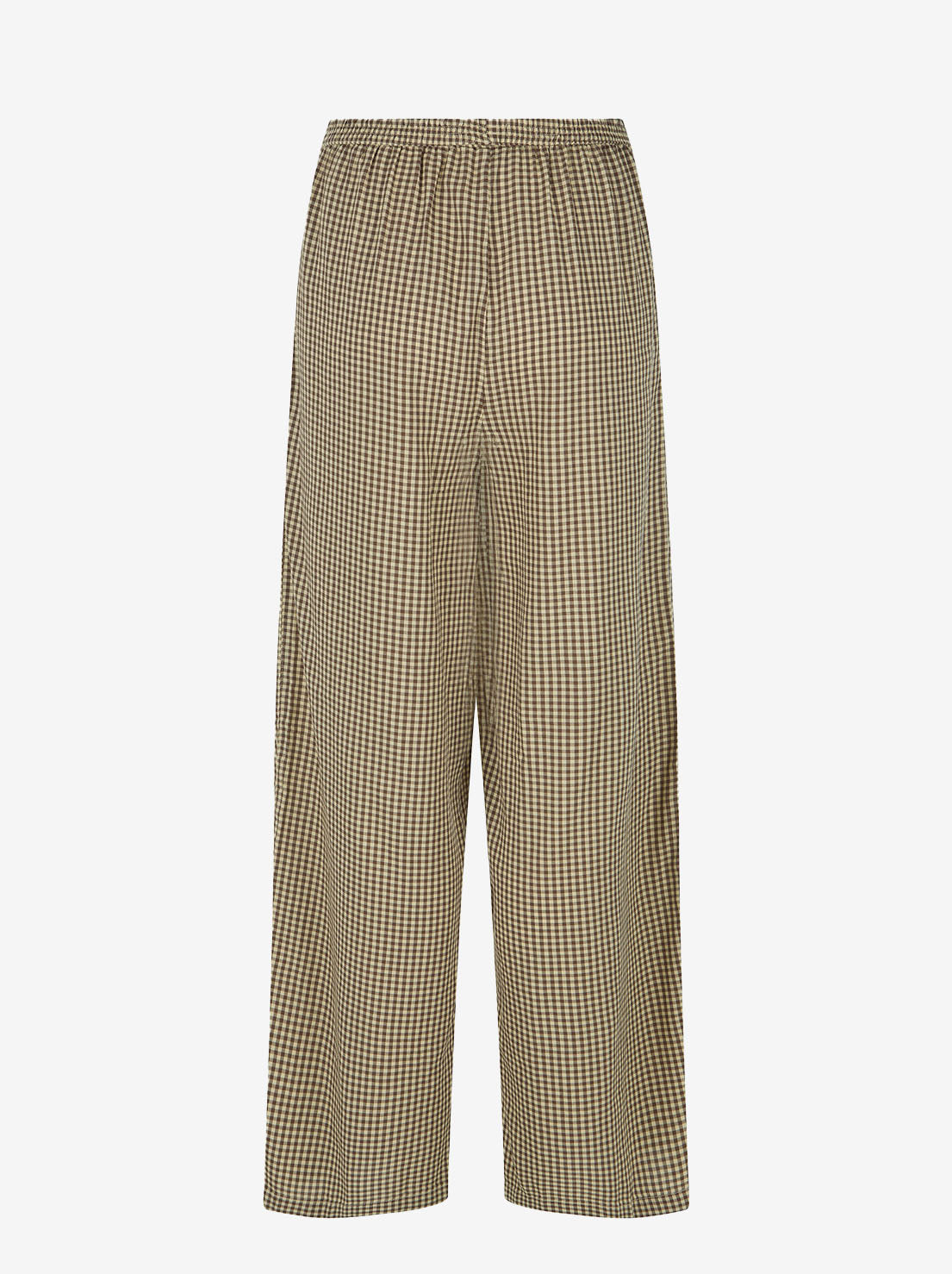 Spell - Garden Gate Beach Pant - Gingham Brown