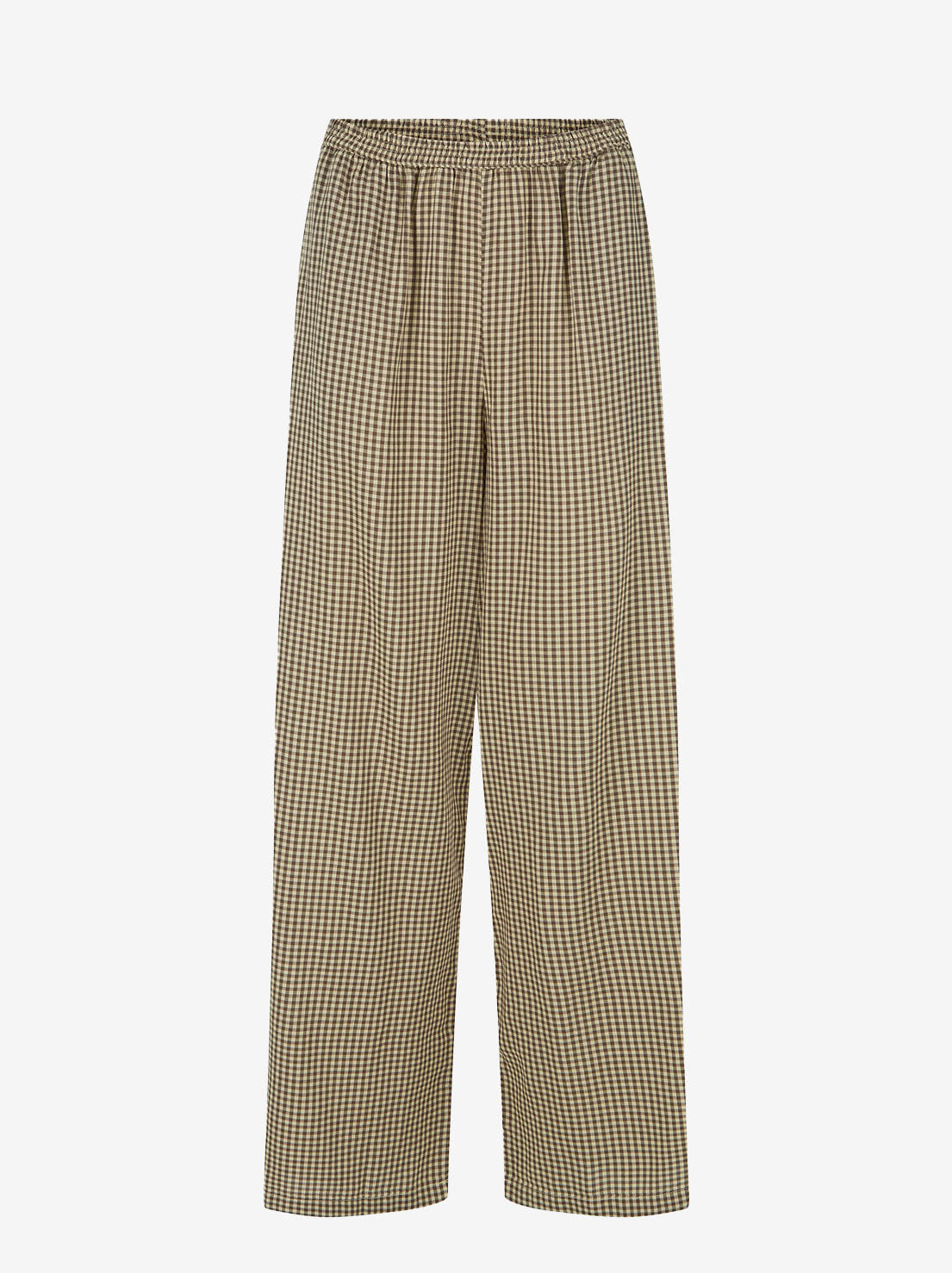 Spell - Garden Gate Beach Pant - Gingham Brown