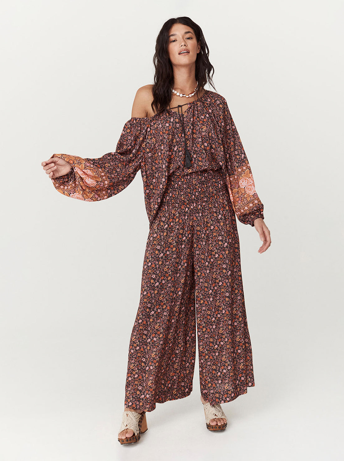 Spell - Love Jetty Wide Leg Pant - Balmy Nights