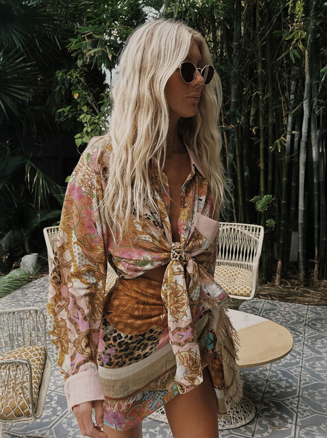 Spell - Lovers & Dreamers Shirt - Champagne Peach