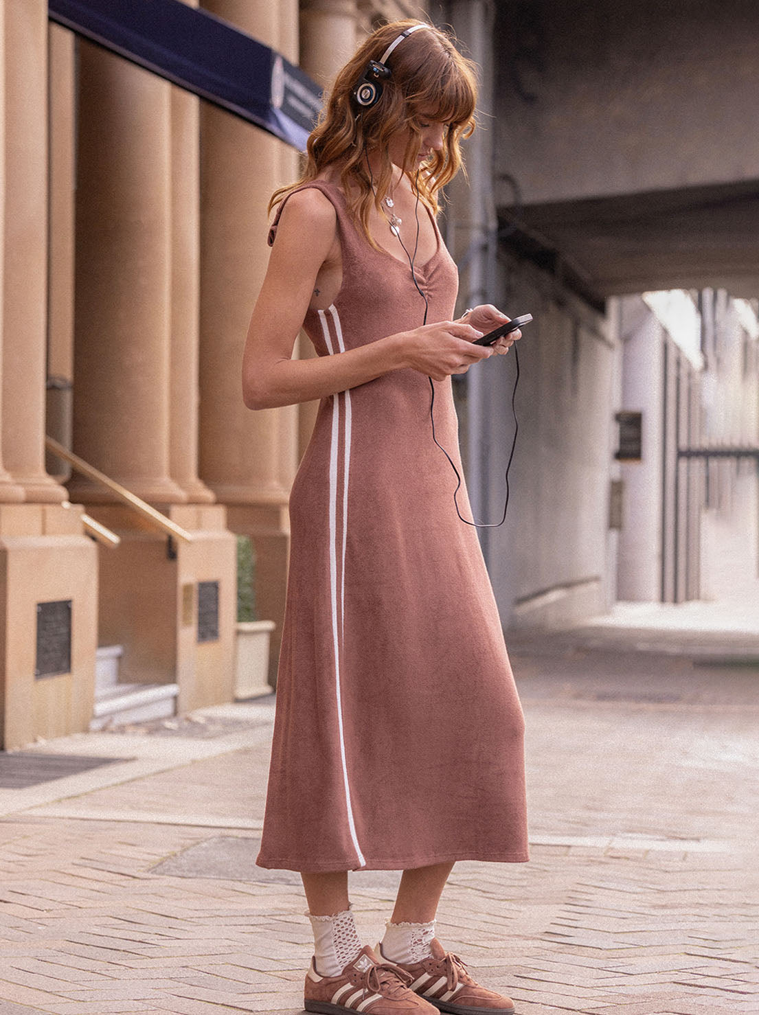 Spell - Luciana Terry Maxi Dress - Chocolate