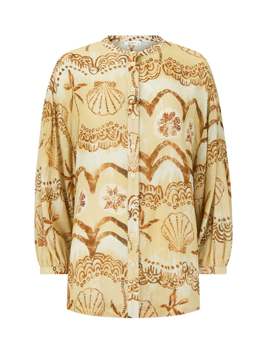 Spell - Mermaid Cove Shirt - Tan