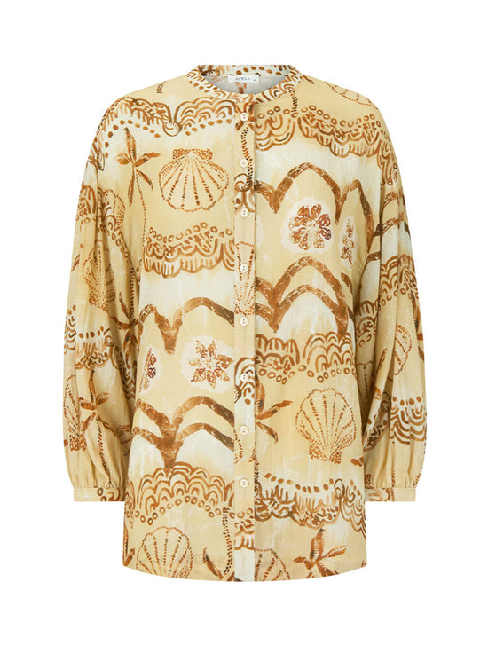 Spell - Mermaid Cove Shirt - Tan