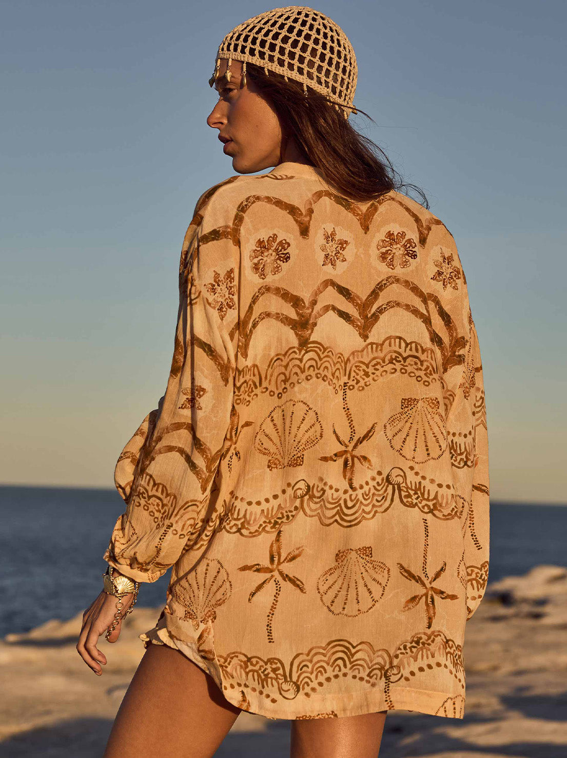 Spell - Mermaid Cove Shirt - Tan