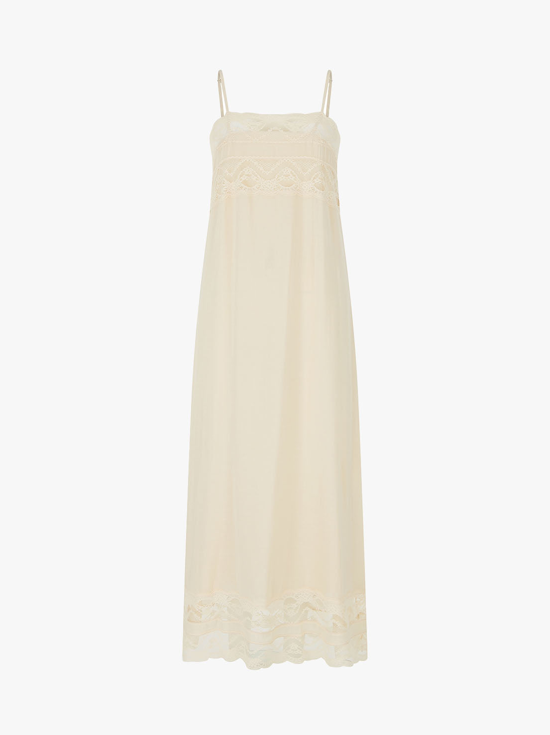 Spell - Mila Lace Midi Dress - Vintage Cream