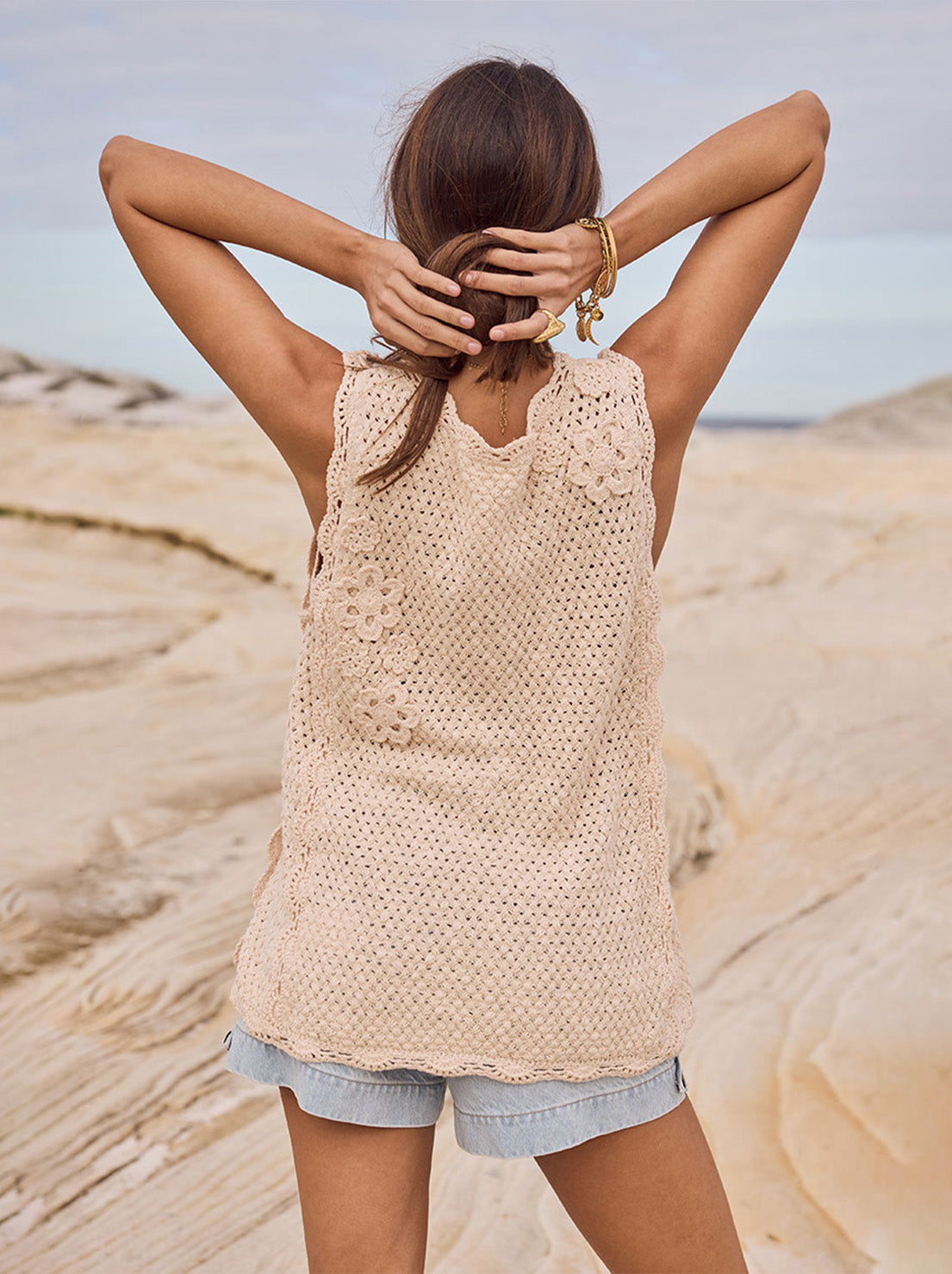 Spell - Paradise Found Vest - Sand Dune