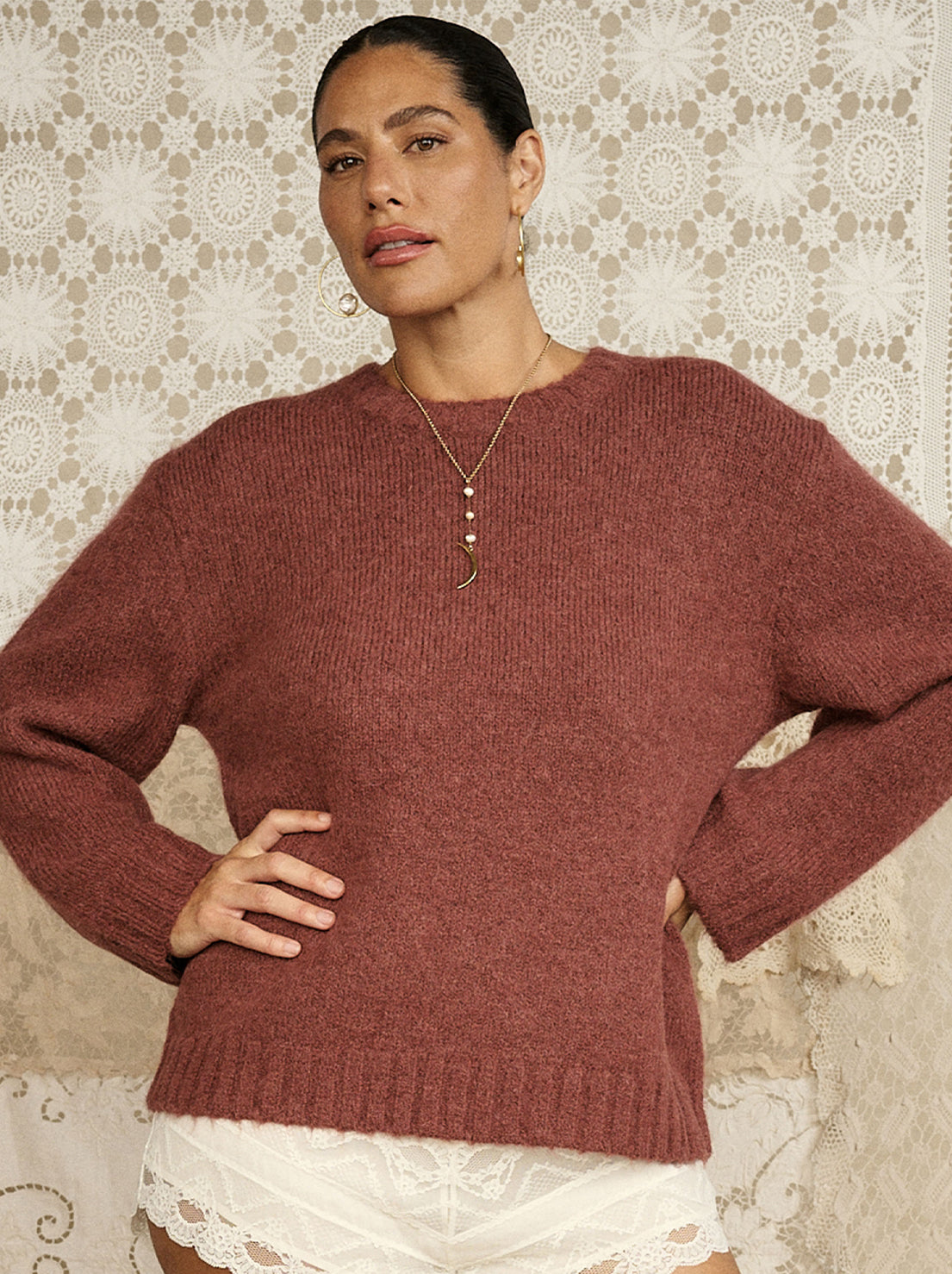 Spell - Plum & Lucy Sweater - Cocoa