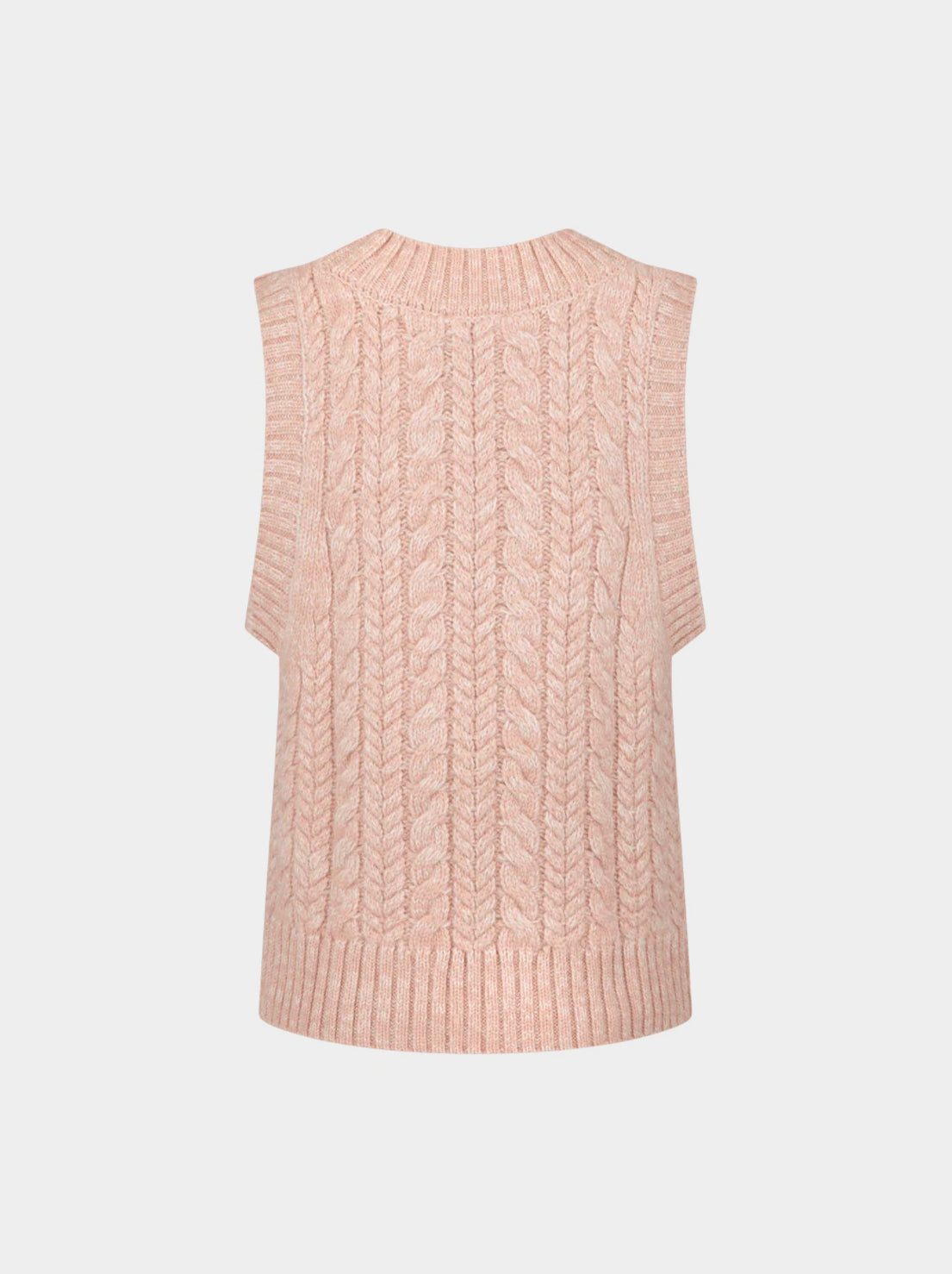 Spell - Rolling Hills Knit Vest - Dusty Rose