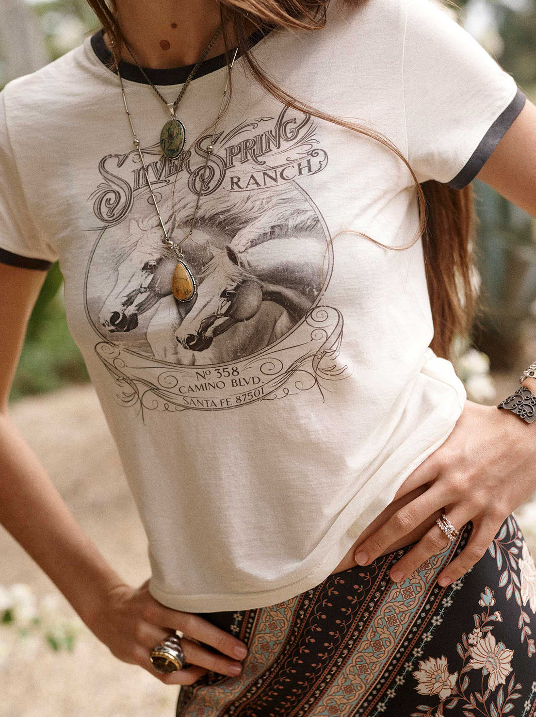 Spell - Silver Spring Tee - Vintage Cream