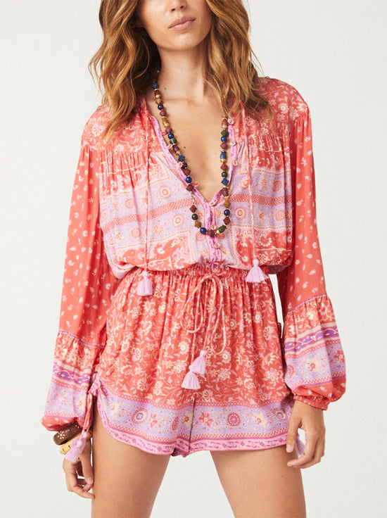 Spell - Sunshine Bandit Romper - Cayenne