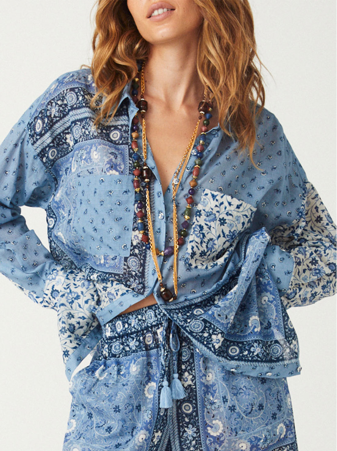 Spell - Sunshine Bandit Shirt Dress - Chambray