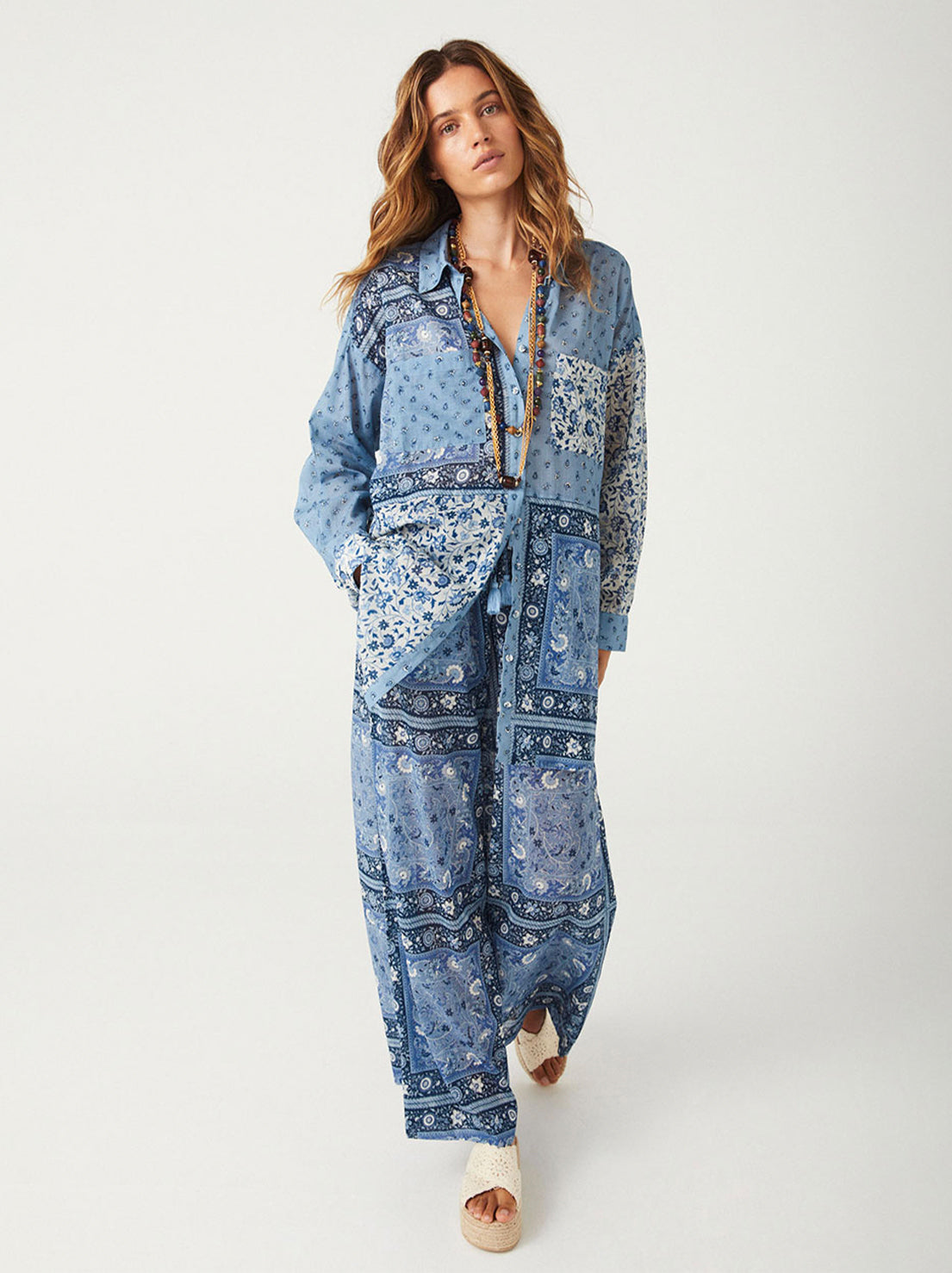 Spell - Sunshine Bandit Shirt Dress - Chambray