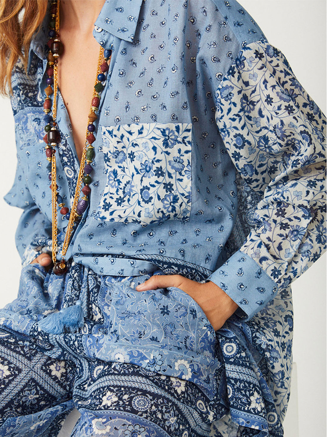 Spell - Sunshine Bandit Shirt Dress - Chambray