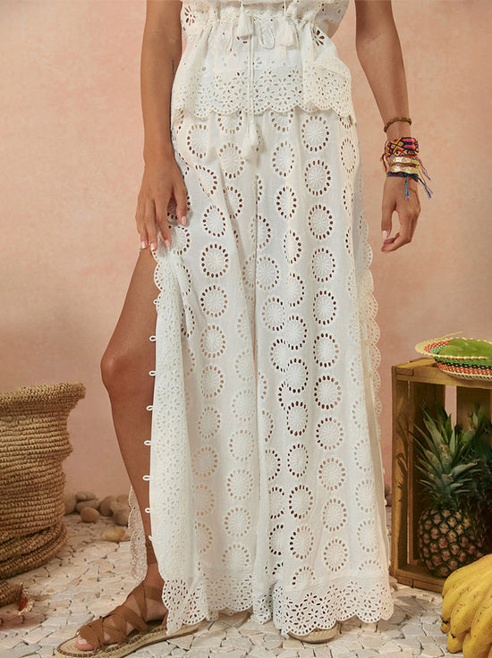 Spell - Yaya Lace Pant - Antique White