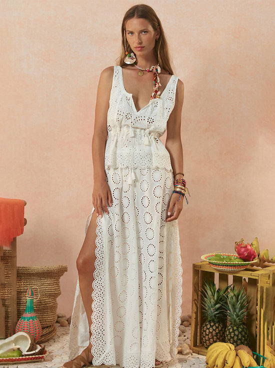 Spell - Yaya Lace Pant - Antique White