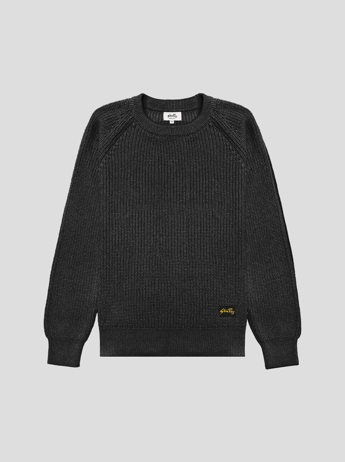 Stan Ray - Cable-Knit Crew Sweater - Black