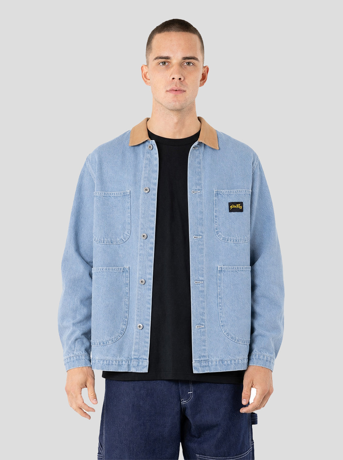 Stan Ray - Coverall Jacket - Ice Stone Denim