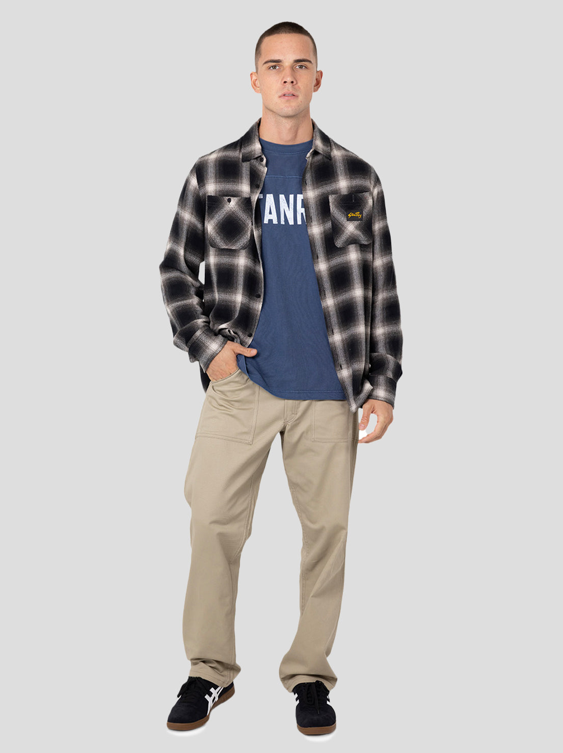 Stan Ray - Flannel Shirt - Black