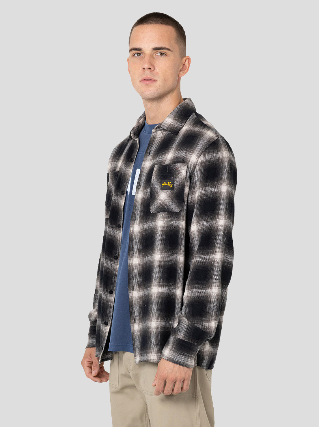 Stan Ray - Flannel Shirt - Black