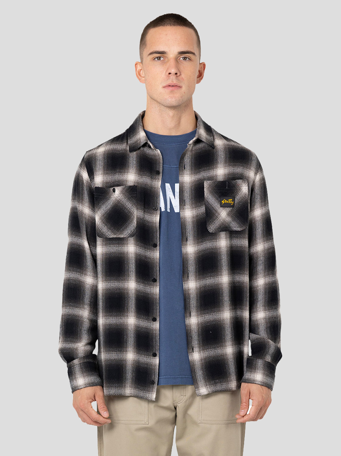 Stan Ray - Flannel Shirt - Black