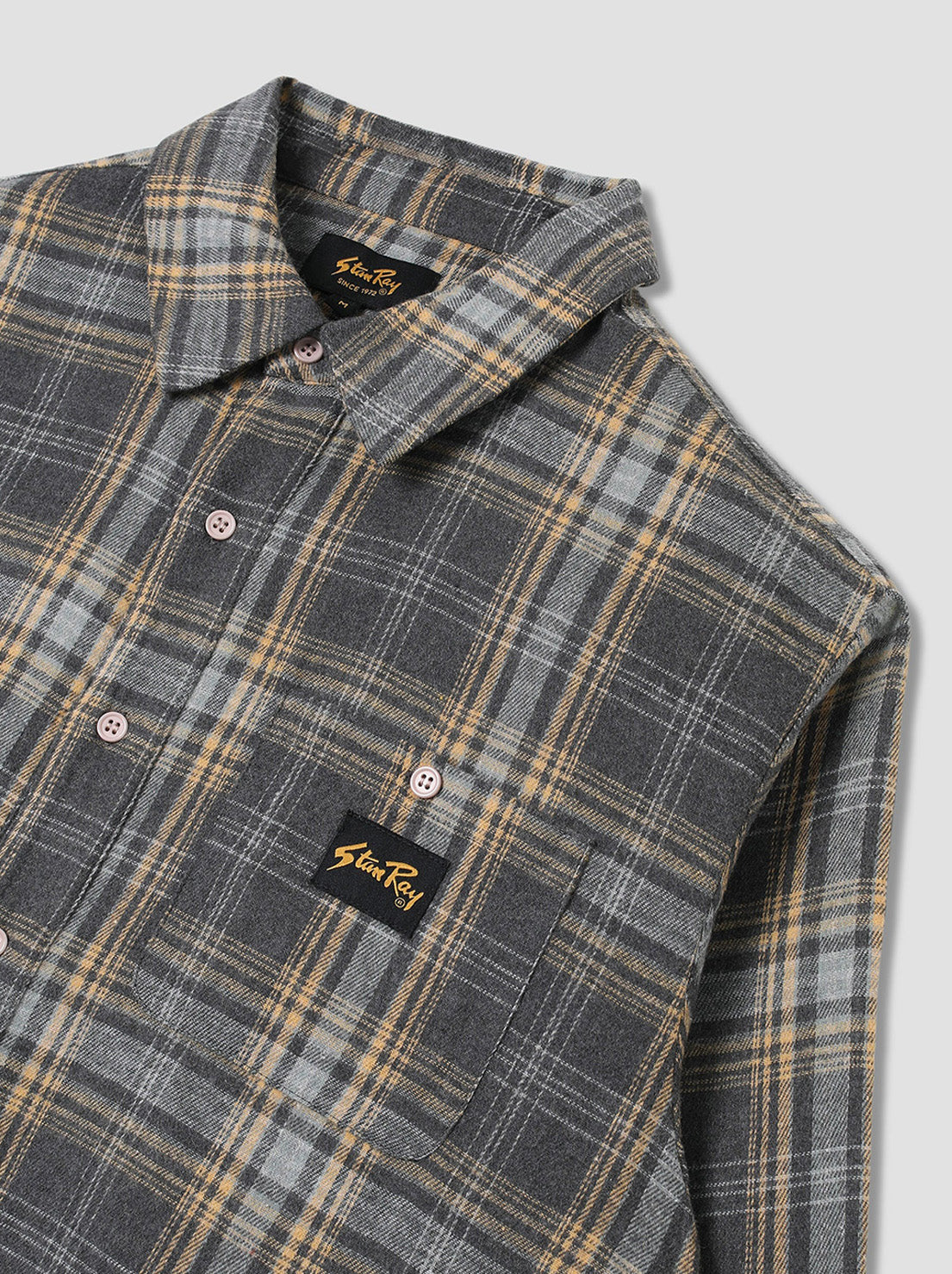Stan Ray - Flannel Shirt - Charcoal Plaid