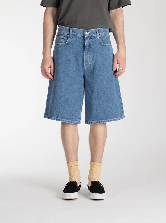 Stan Ray - Wide 5 Short - 70s Stone Denim
