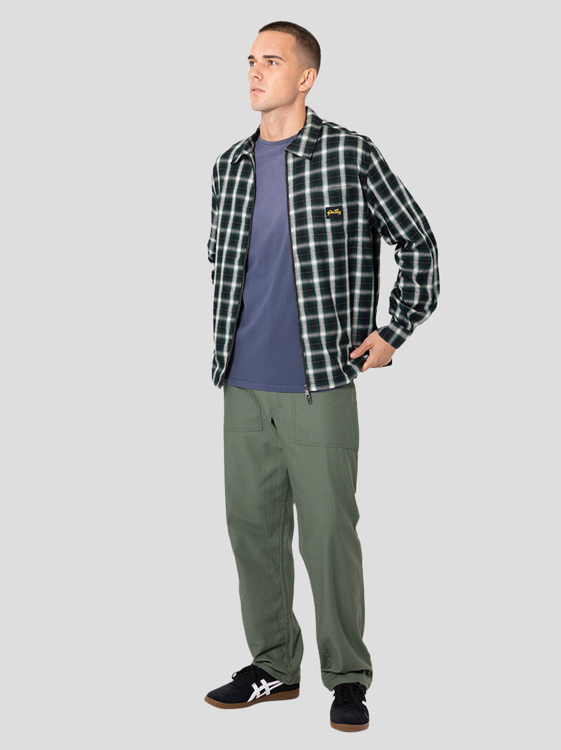 Stan Ray - Zip Shirt - Green Check