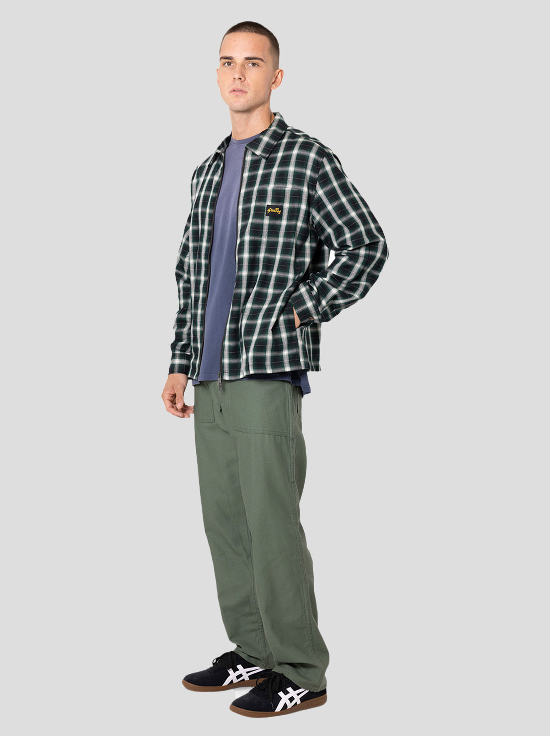 Stan Ray - Zip Shirt - Green Check