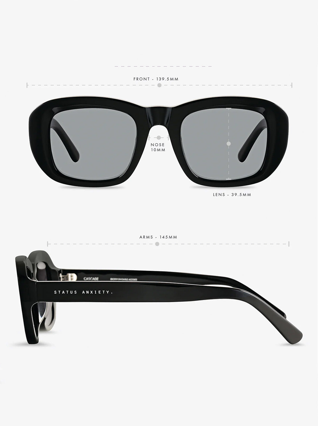Status Anxiety - Cascade Sunglasses - Black