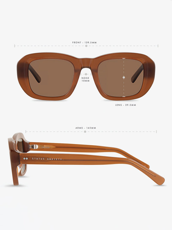 Status Anxiety - Cascade Sunglasses - Brown