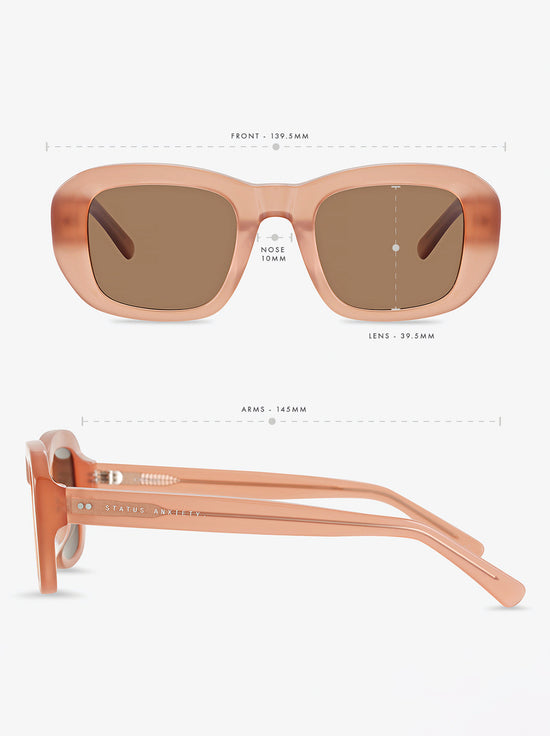 Status Anxiety - Cascade Sunglasses - Rose