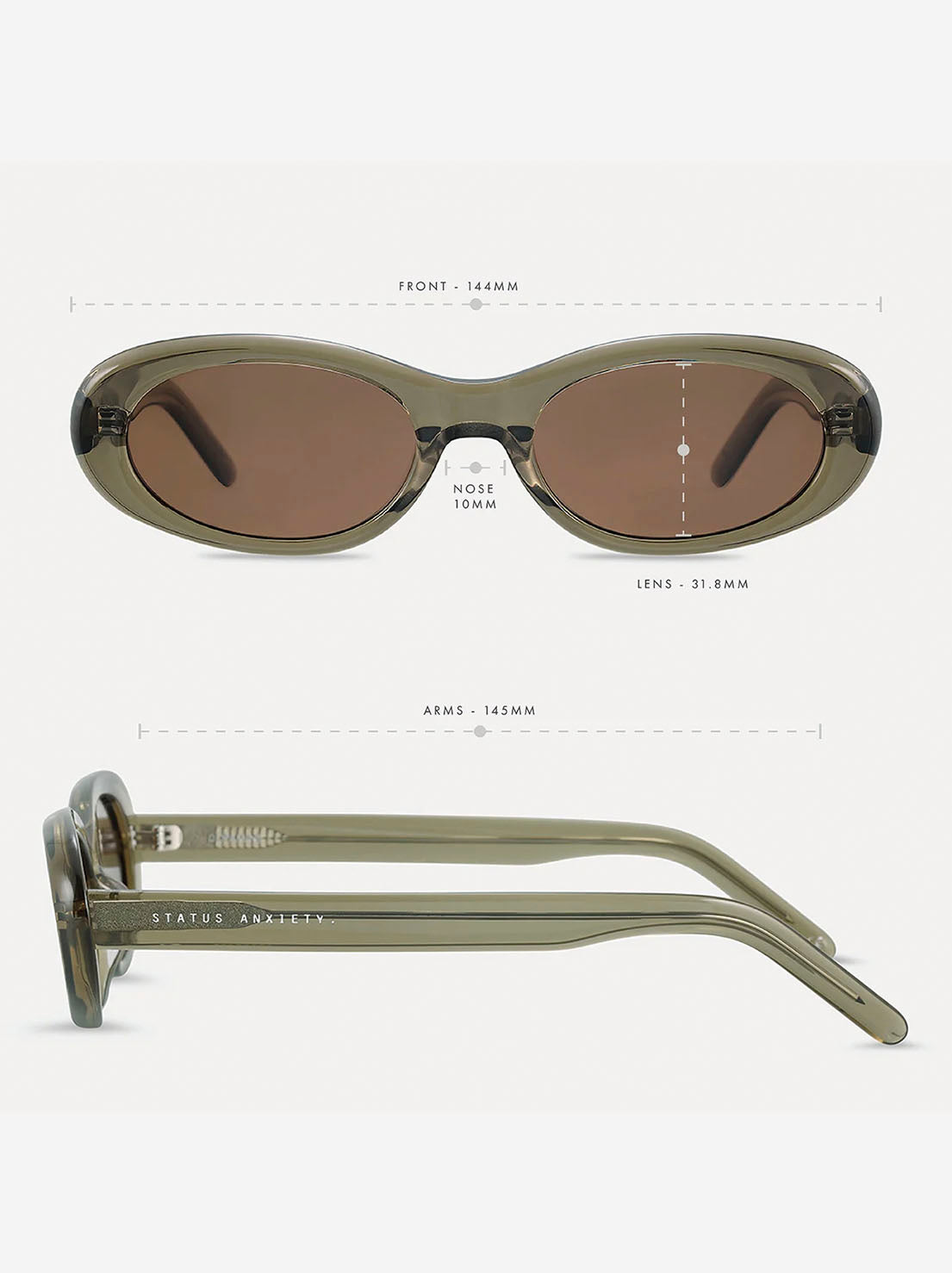 Status Anxiety - Dopamine Sunglasses - Moss