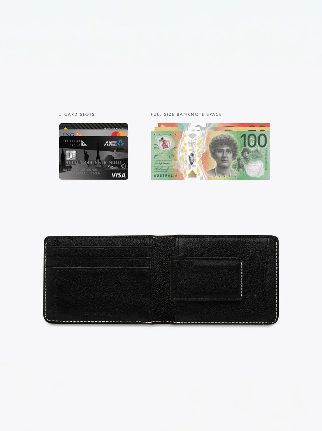 Status Anxiety - Ethan Wallet - Black