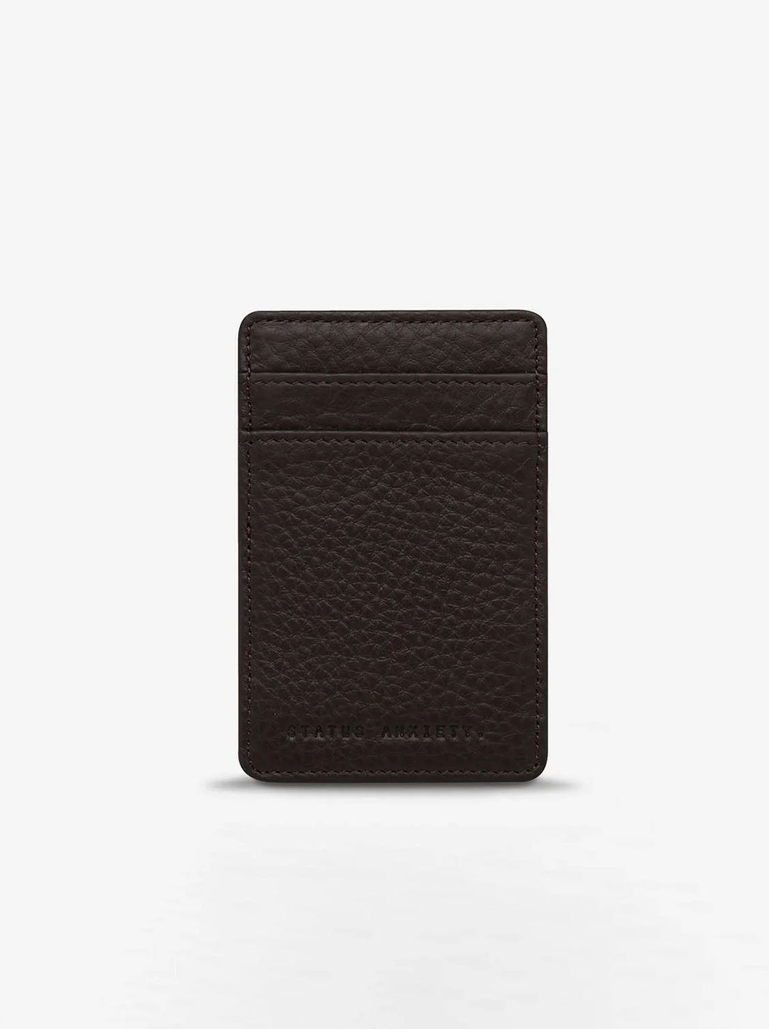 Status Anxiety - Flip Wallet - Chocolate
