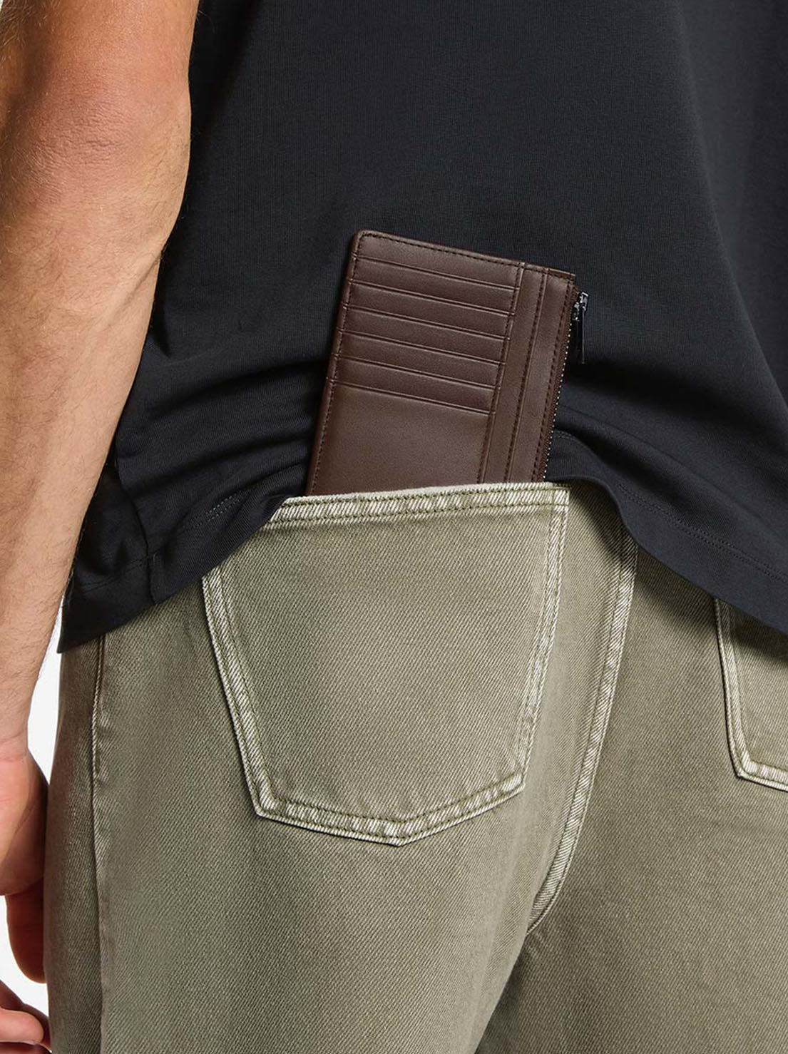 Status Anxiety - Gone Again Wallet - Cocoa Nappa
