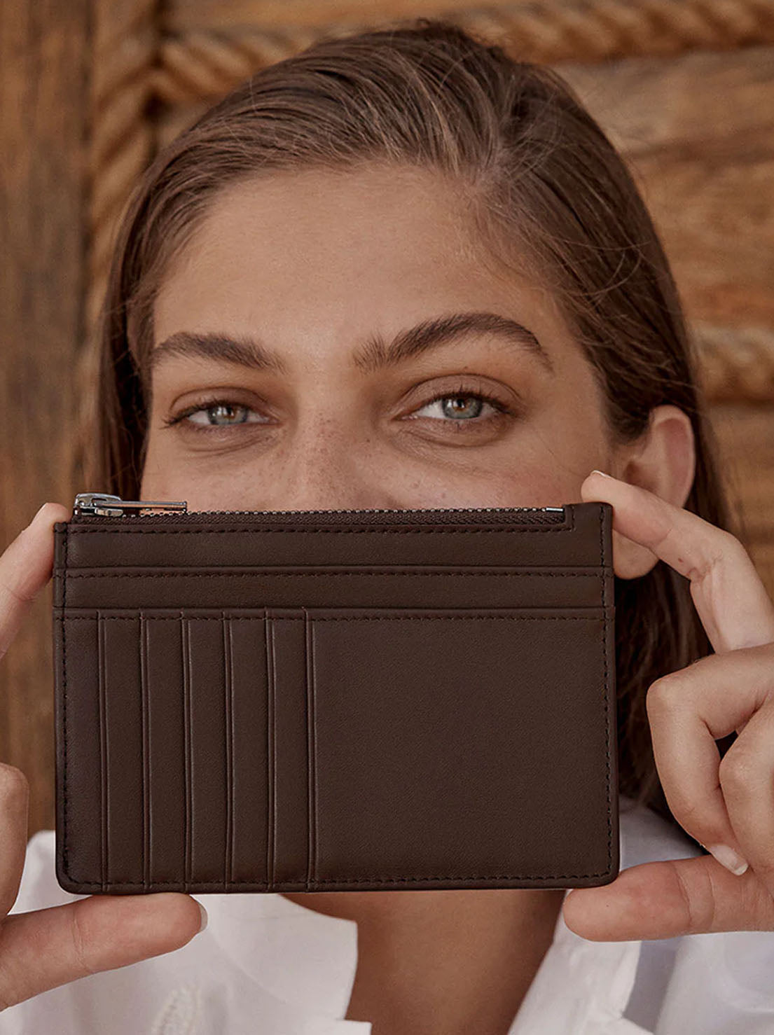 Status Anxiety - Gone Again Wallet - Cocoa Nappa